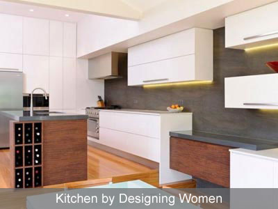 Designing Women white kitchen